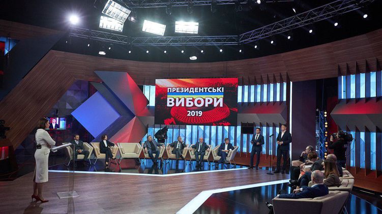 Свою команду Зеленский представил в прямом эфире на канале Коломойского. Фото: пресс-служба В.Зеленского