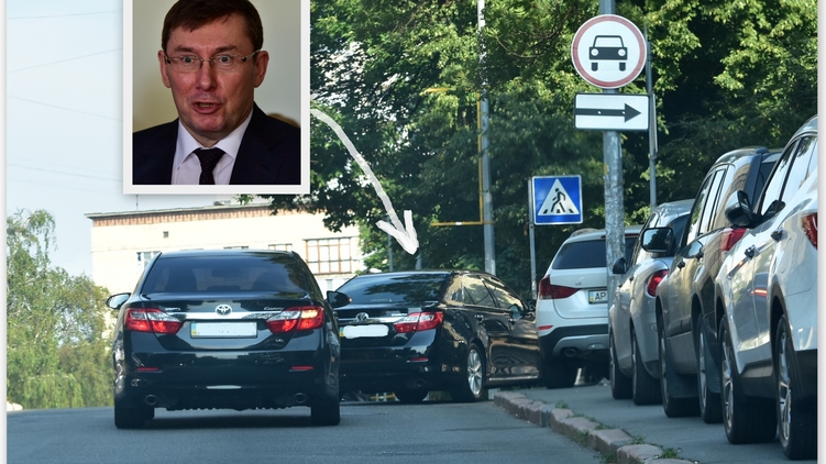 Автомобили экс-нардепа, а сейчас чиновника нарушают на Печерске, фото: Изым Каумбаев, 