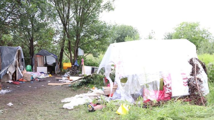 Погром лагеря ромов на окраине Львова 23 июня 2018 года завершился смертью одного человека и ранением еще трех