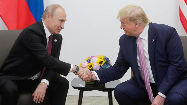 Встреча Путина и Трампа. Фото - сайт Кремля