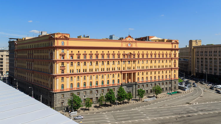 Лубянская площадь с головным офисом ФСБ по центру. 3 августа там пройдет несанкционированный митинг