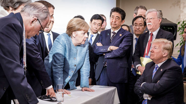Среди лидеров G7 начался переполох после предложений Трампа и Макрона. Фото - Getty Images