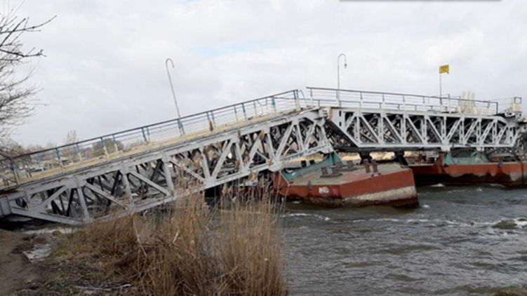 В Николаеве рухнул мост. Фото - Вечерний Николаев