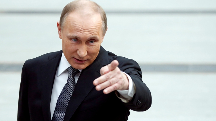 Президент России Владимир Путин обвинил Украину в терроризме, фото: Reuters