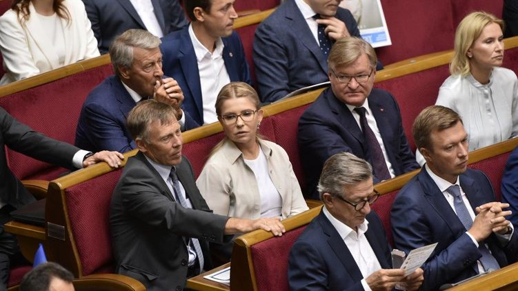 Юлия Тимошенко в парламенте, фото: Изым Каумбаев, 