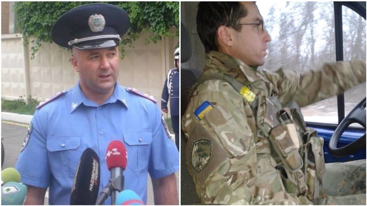 Ершов (слева) до сих числится в органах внутренних дел,, фото: facebook.com