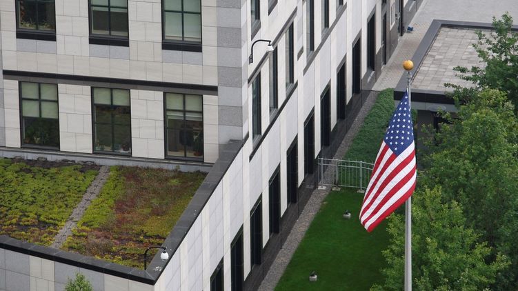 Посольство США в Украине. Фото ZiK