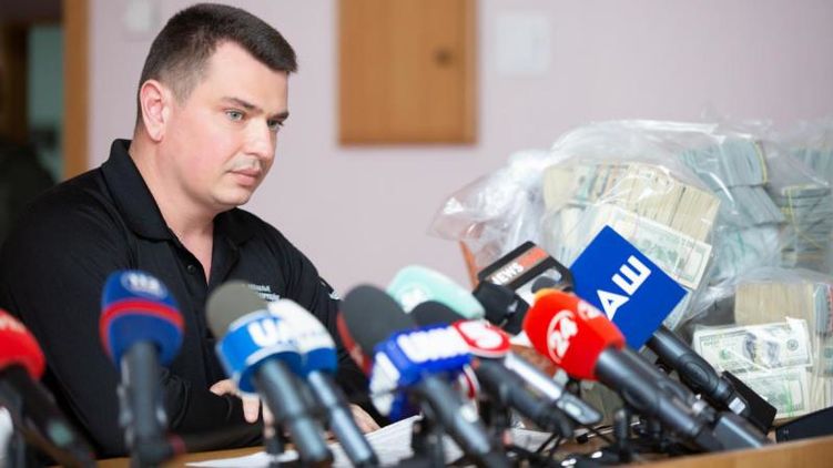 Артем Сытник и рекордная взятка в истории Украины. Фото НАБУ