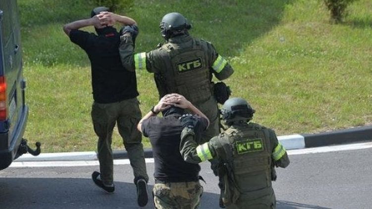 Задержание бойцов российской ЧВК, среди которых оказались и украинцы. Фото 1 канал РБ