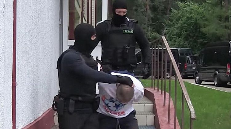 Задержание россиян в Минске. Фото БелТА