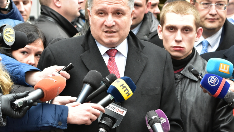 Аваков, Олейник и Геращенко после заседания, фото: Аркадий Манн, 