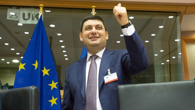 Спикер Владимир Гройсман демонстрирует оптимизм в вопросе отмены Евросоюзом виз для Украины, фото: Анастасия Сироткина (