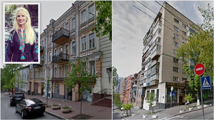 Молодой политик владеет двумя квартирами в центре столицы: на ул. Софиевской (дом справа) и на ул. Тургеньевской (многоэтажка слева)