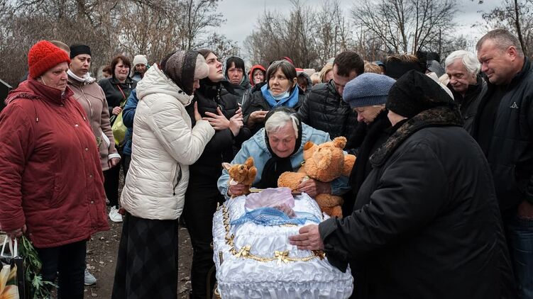 Похороны Владика Дмитриева в Енакиево