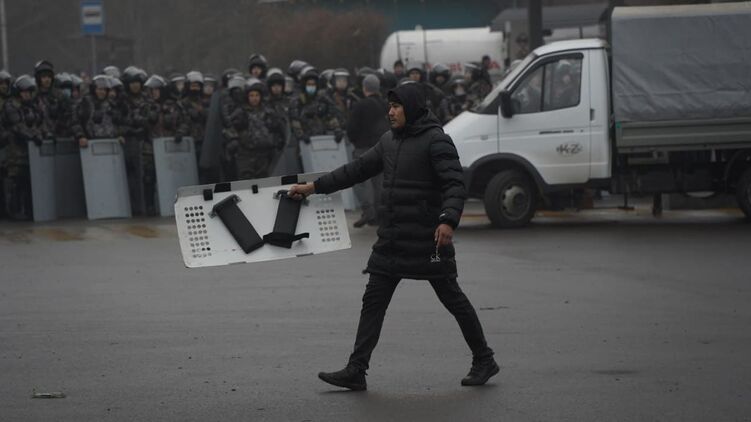 Ситуация в Алма-Ате. Фото телеграм-канала 