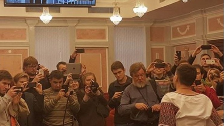 Надежда Савченко в зале российского Верховного суда, фото: facebook.com/Ilya.S.Novikov