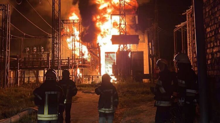 Пожар на Харьковской ТЭЦ