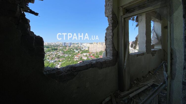 Последствия атаки РФ в Киеве