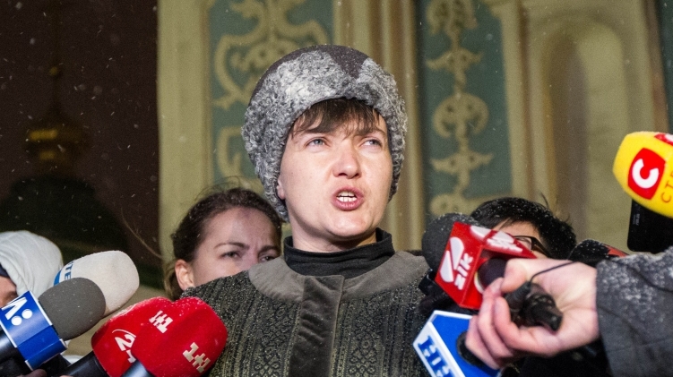 Короткое выступление Надежды Савченко на Софийской площади привело к серьезным для ее политической карьеры последствиям, фото: Украинские новости