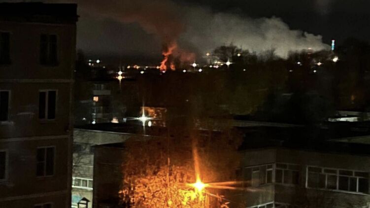 Последствия удара дронов под Пермью