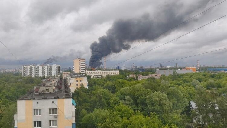 Прилет по Московскому НПЗ
