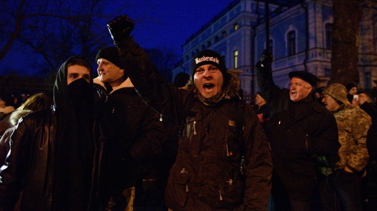 Который день столицу Украины лихорадит от акций радикалов, фото: Украинские новости