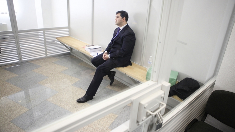 Рассмотрение жалобы на меру пресечения Роману Насирову в Апелляционном суде Киева, фото: Украинские новости