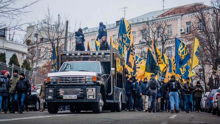 Национальный корпус включил тему с институтом неграждан в свою партийную программу, Фото biletsky.kiev.ua