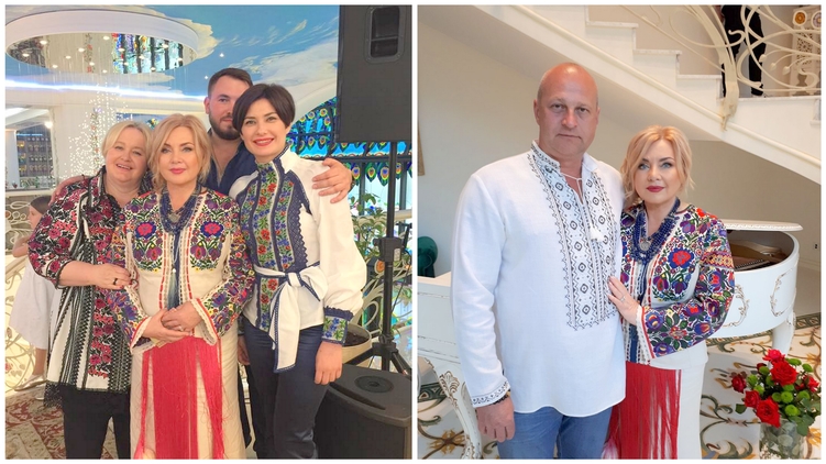 Именинница с гостями и своим мужем (справа) Романом Недзельским, фото: facebook.com