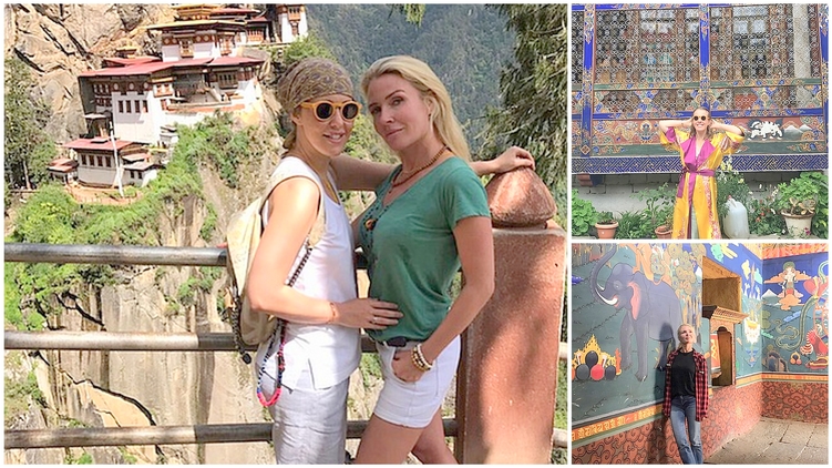 Ксения Собчак и Анна Мартыненко во время паломничества, фото: instagram.com