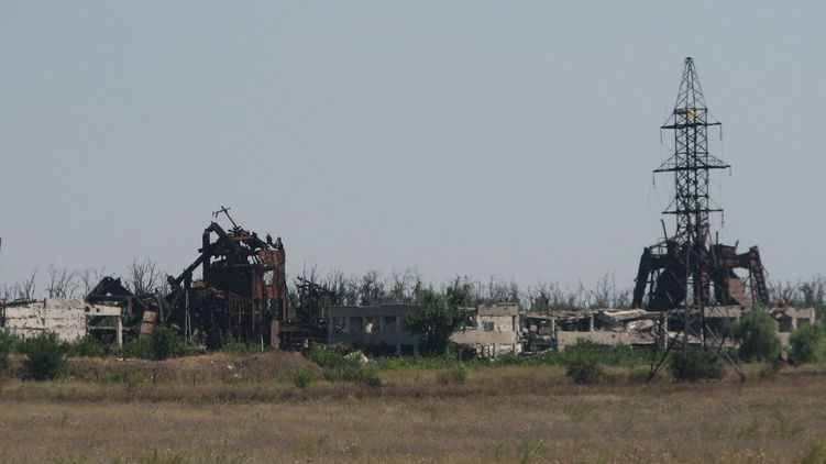 Разрушенная инфраструктура шахты Бутовка под Авдеевкой, фото: Страна.ua
