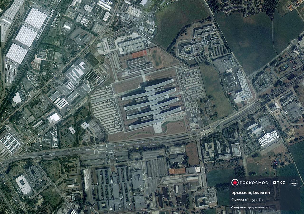 Роскосмос выложил спутниковые снимки места, где пройдет саммит НАТО