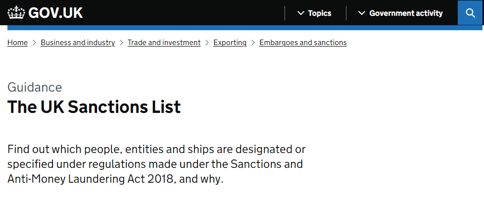 На официальном сайте правительства Британии появилось сообщение о том, что Великобритания дополнила и расширила список санкций против РФ из-за проведения фиктивных референдумов