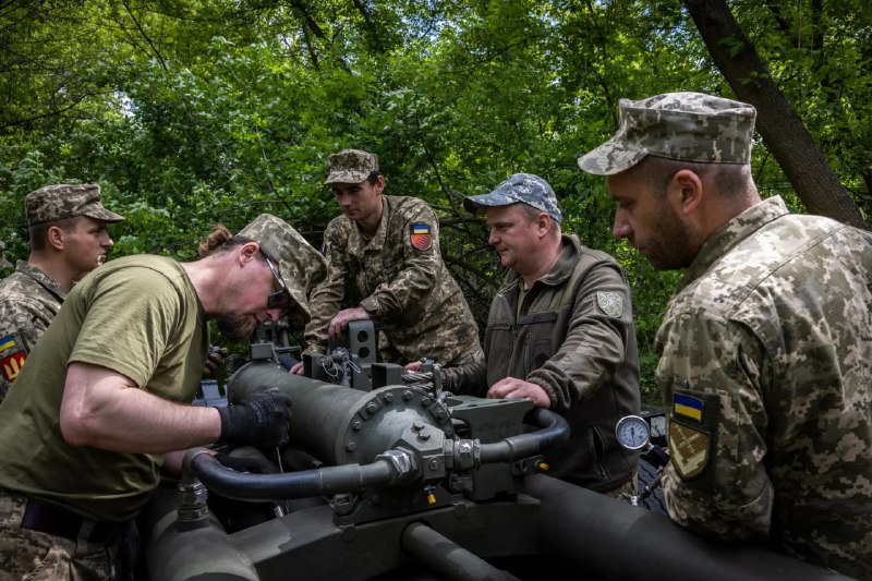 Как в Украине используют американские гаубицы M777. Фото: The New York Times