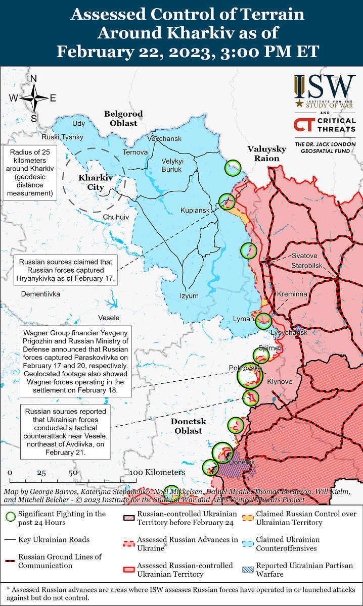 Карти бойових дій в Україні