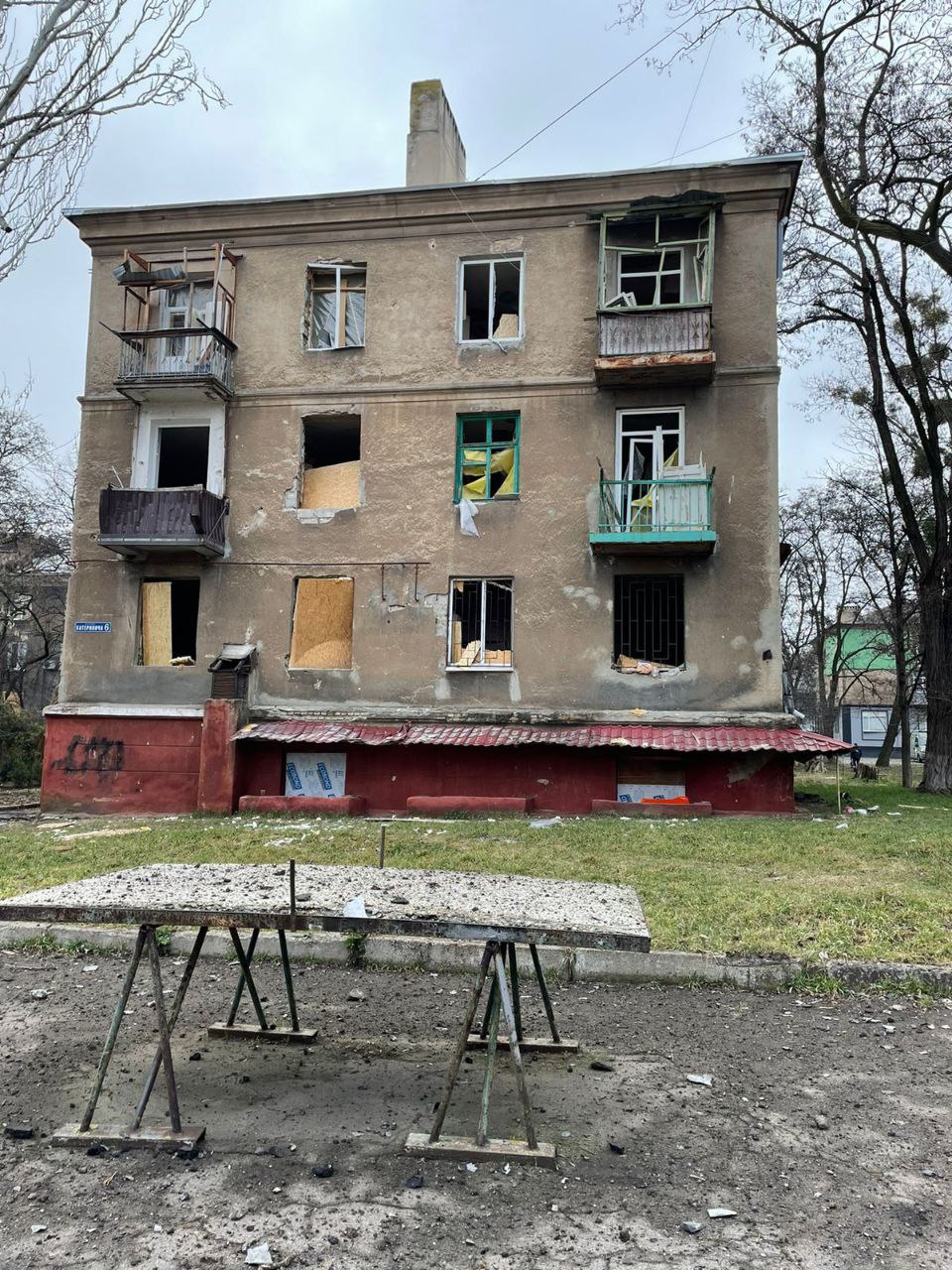 Последствия удара по Краматорску. Фото: t.me/pavlokyrylenko_donoda