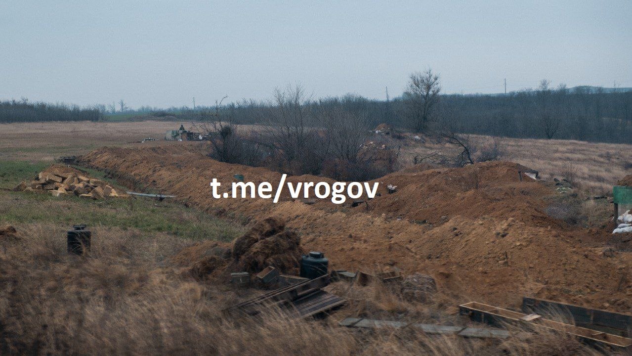 В Запорожской области россияне стоят укрепления. Фото: из открытых источников 