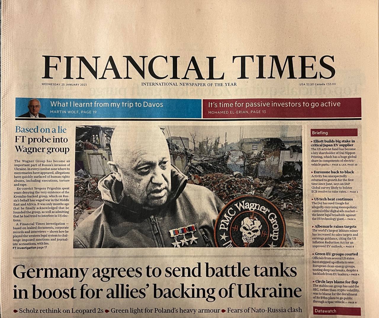 У Financial Times вийшов матеріал про транснаціональний бізнес Євгена Пригожина