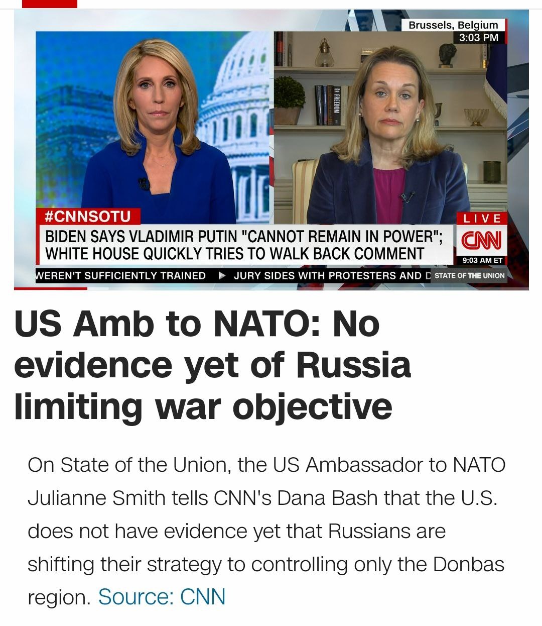 У США нет доказательств смены стратегии Россией