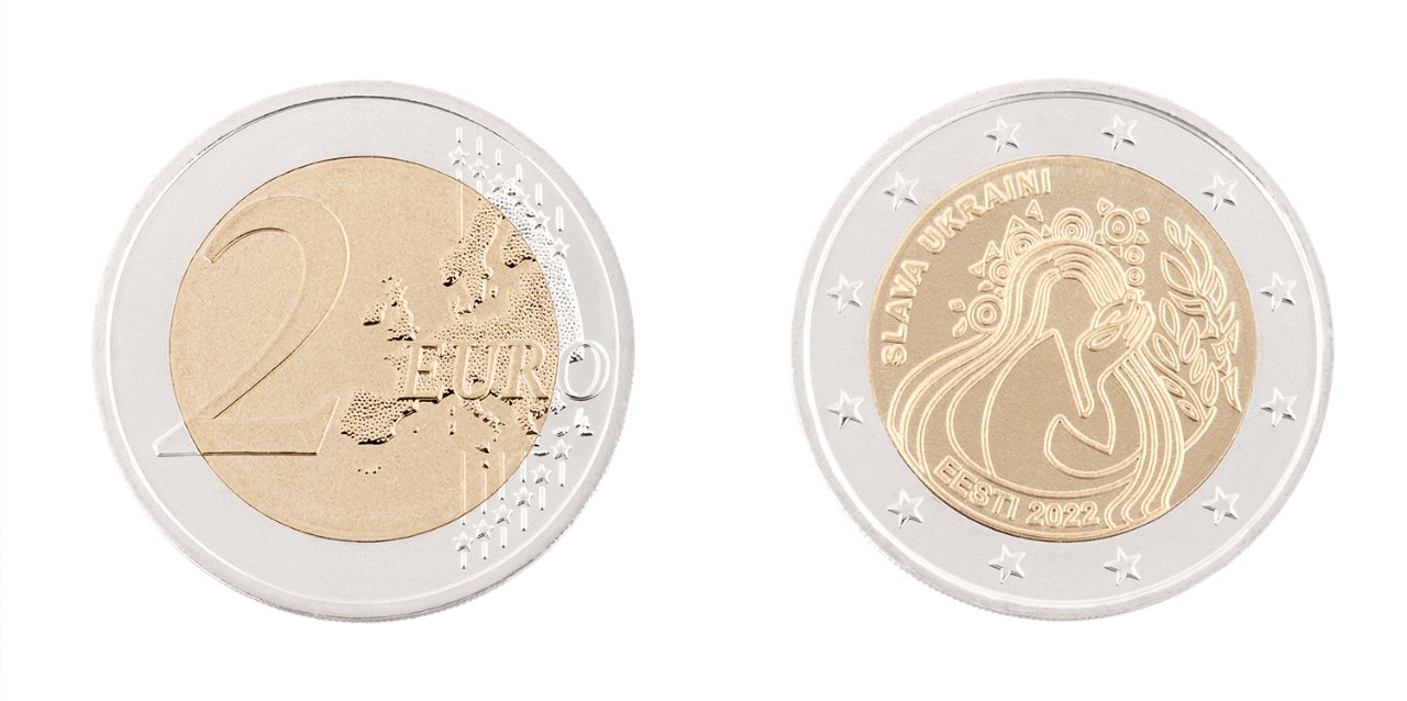 Эстония выпустит монету в честь Украины