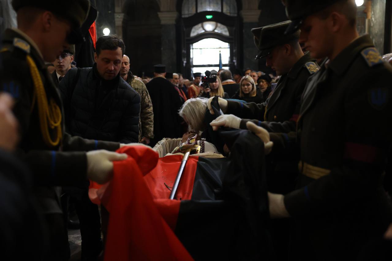 Похороны Юрия Шухевича прошли во Львове