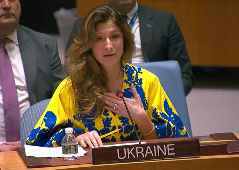 Эмине Джапарова на Совбезе ООН