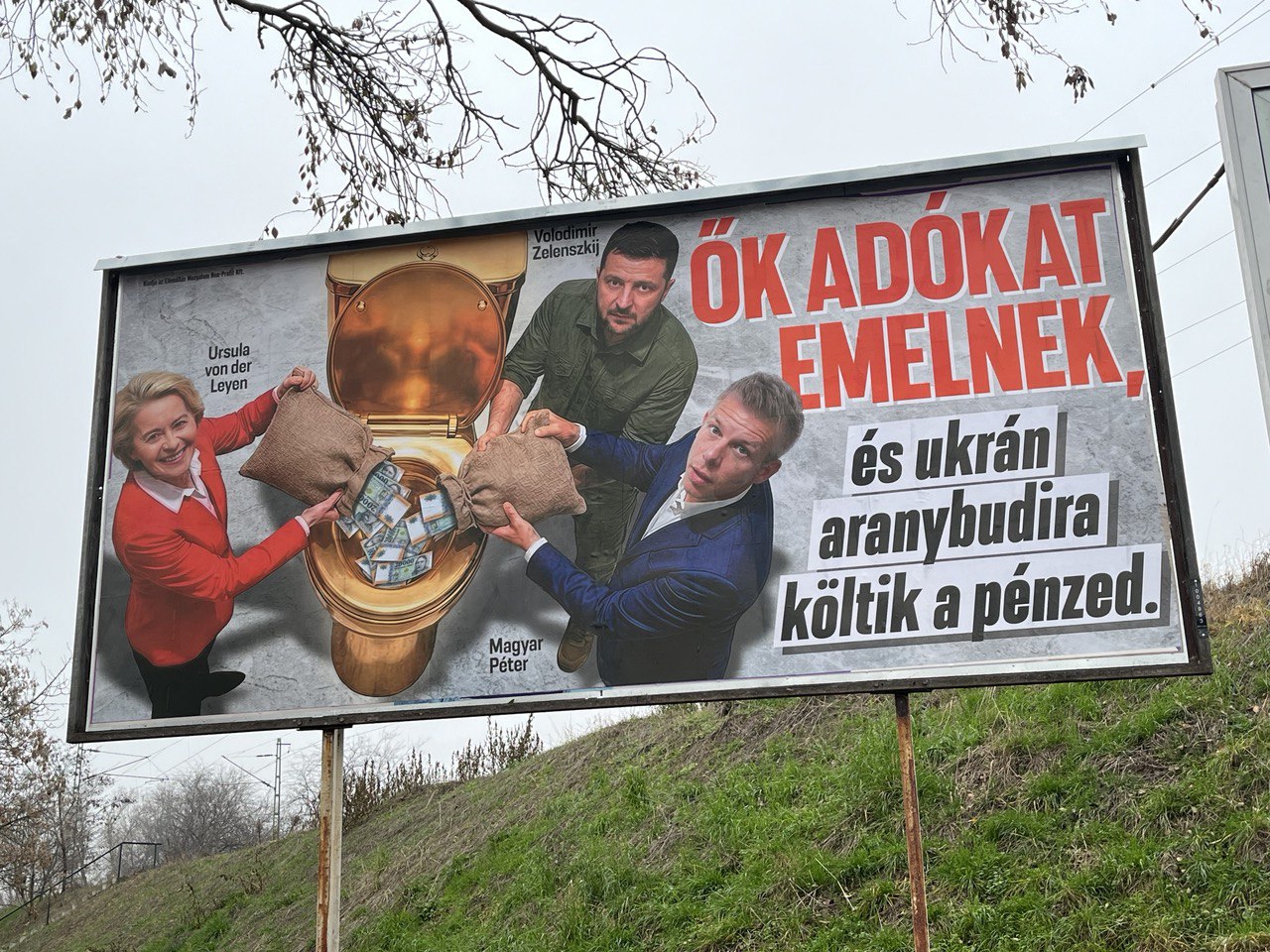 Тема України активно використовувалася в Угорщині для контрпропаганди