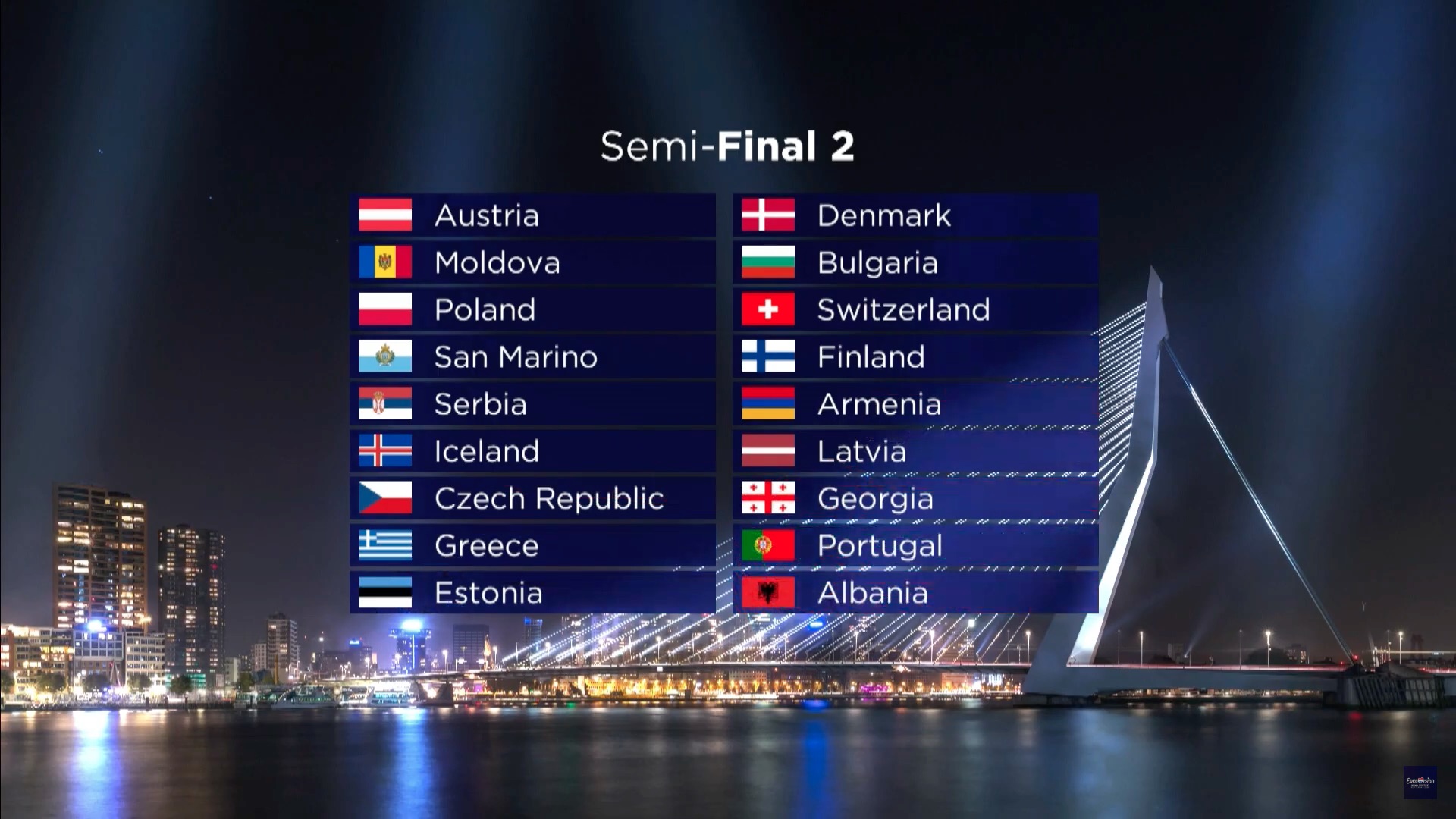 Евровидение 2020 полуфинал