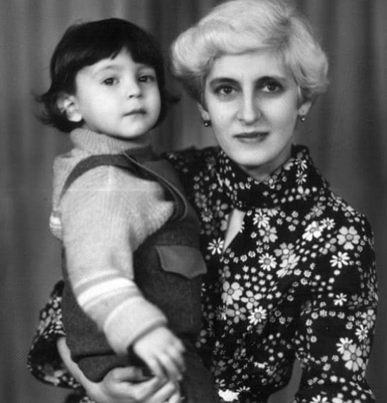Владимир Зеленский с матерью