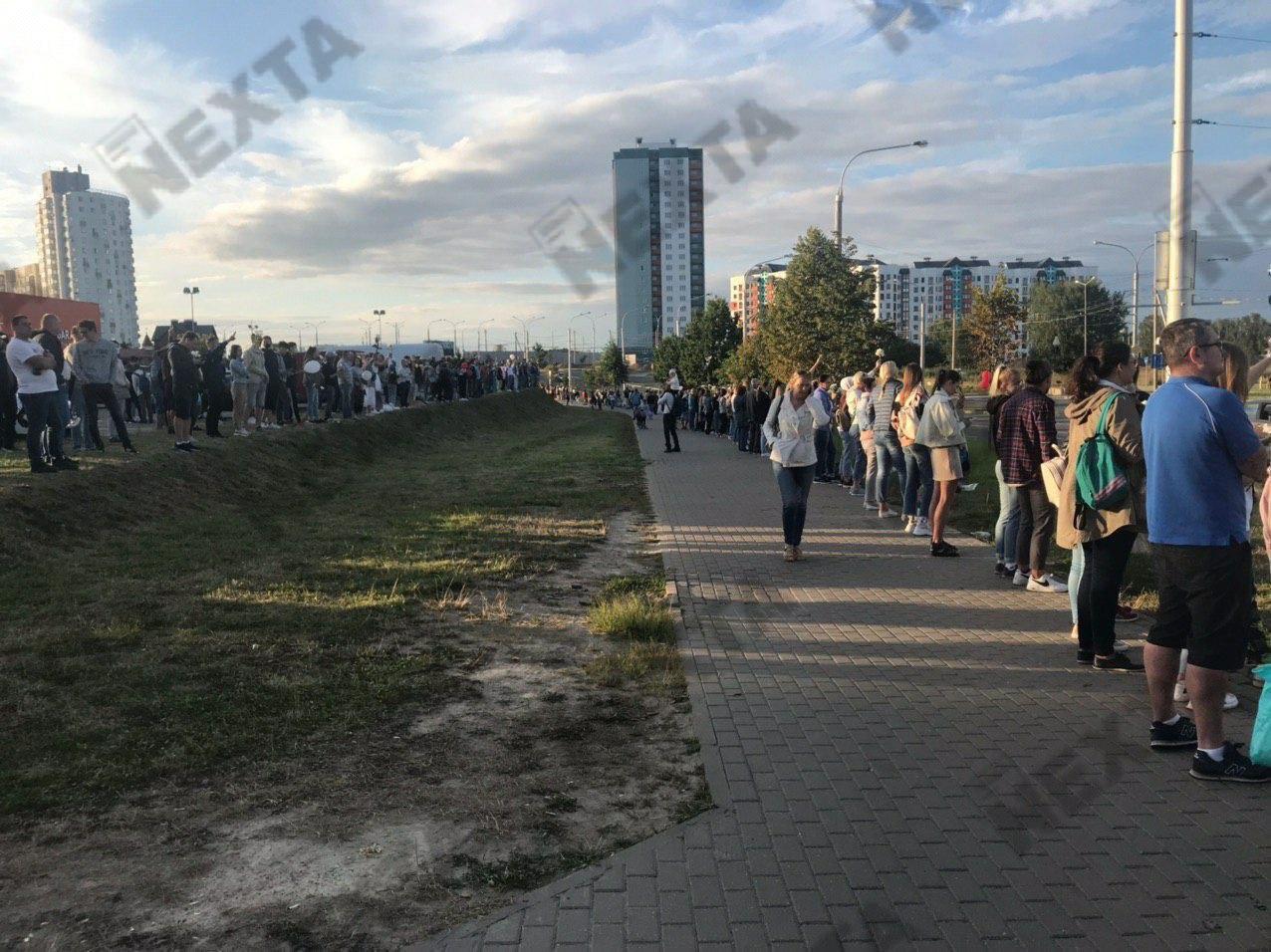 Протесты в Минске 13 августа