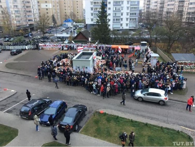 Митинг в память Романа Бондаренко