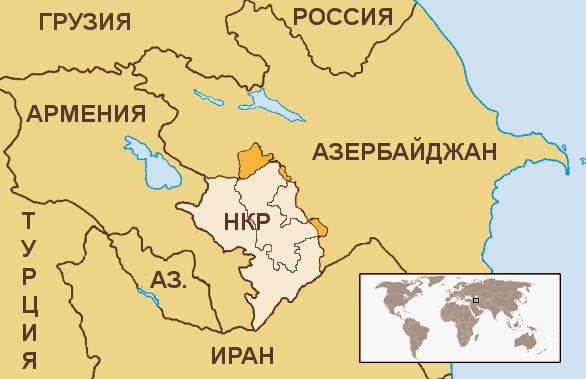 Карабах карта