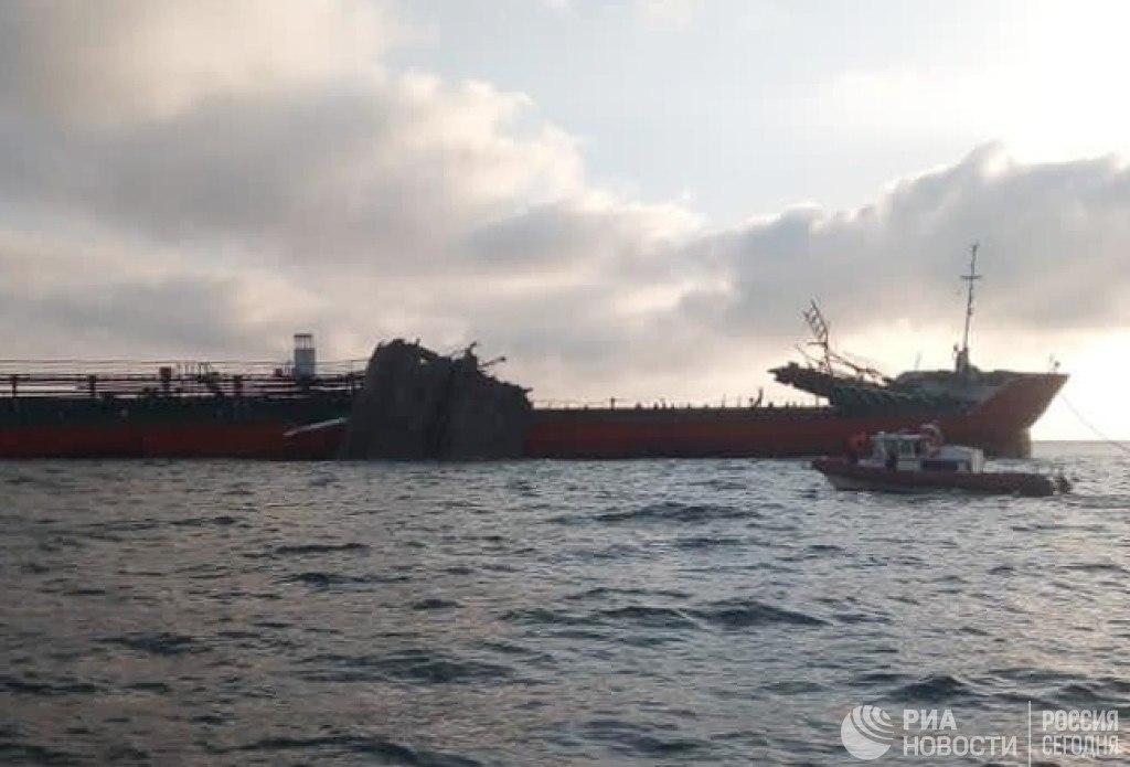 танкер потерпел бедствие в Азовском море