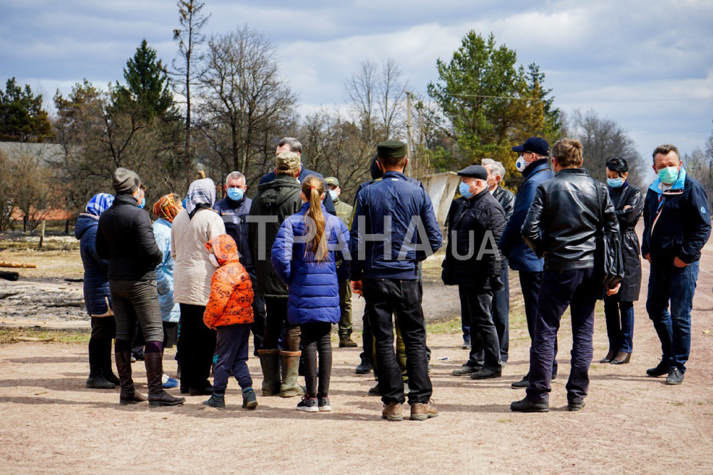 Последствия пожаров в Житомирской области